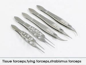 Vente en gros d'instruments de chirurgie oculaire ophtalmique manuels de haute précision, ensemble d'outils de microchirurgie du strabisme en acier inoxydable pour les yeux - Product Image 6