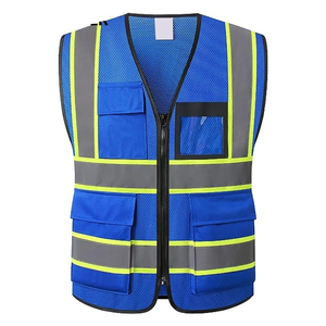 Men's Heavy Duty Winter Breathable Canvas Workwear Vest Custom Logo <b>Hi</b> <b>Vis</b> Reflective Safety Waistcoat Customizable Traffic Vest - Product Image 6