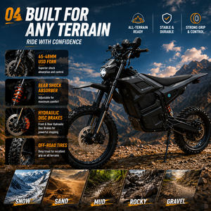 Motocicleta Eléctrica Todoterreno con Certificación CE, Batería de Litio de 60V 27Ah, Pitbike Eléctrica para Todo Terreno, Precio de Fábrica al por Mayor, M7 Pro - Product Image 4