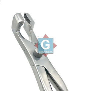 Gary Rocks -1414-60 Instrumento Dental Manual de Acero Inoxidable de Alta Calidad, Pinza de Extracción Molar con Mandíbula Serrada de 19 Dientes, Plateada - Product Image 6