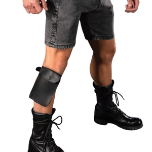 Funda para Teléfono Móvil para Hombre, Estilo Dark Room, Ajustable, de Piel Sintética, con Encaje Sexy y Transpirable, Accesorio para Discoteca - Product Image 5