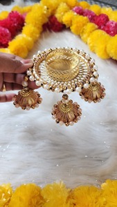 Porte-bougie attrayant de style Jhumka pour la décoration des escaliers, bougies de balcon au look élégant, décoration de jardin et de chambre d'enfant - Product Image 3