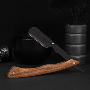 Navaja de Afeitar Recta de Seguridad para Hombres, Navaja de Afeitar Profesional para Barberos - Product Image 2