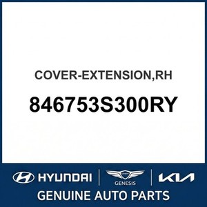 Repuesto Nuevo para Auto y Camioneta Sonata, Lado Derecho 846753S300RY - Product Image 1