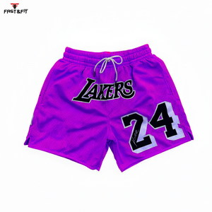 กางเกงยิมชายขายดี คุณภาพสูง ผ้าโพลีเอสเตอร์ 100% ขายส่ง - Product Image 3