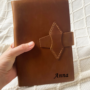 Diario de Viaje Personalizado de Cuero Genuino de Tapa Dura, Regalo para Ella, Maestra, Hombres, Mujeres, Recargable, 256 Páginas - Product Image 4