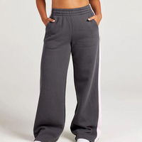 Pantalon skinny évasé pour femme, taille mi-haute, streetwear d'hiver, décontracté, pour le quotidien, en dentelle, 100% coton molletonné, écologique