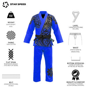 Kimono de Jiu Jitsu Brasileño BJJ Personalizado 2026, 100% Algodón, Transpirable, de Secado Rápido, Unisex, Diseño Personalizado para Adultos - Product Image 5