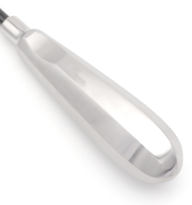 Ligature dentaire droite de 4 mm, noire, à lame fine et tranchante, pointe recouverte de noir, instrument d'extraction dentaire pour ligament parodontal - Product Image 3
