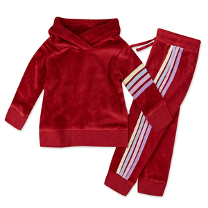 <b>Purple</b> Hooded Eco-Friendly <b>Women's</b> Vintage Lightweight <b>Tracksuit</b> Full Sleeve Solid Sweatpants Casual Spring Wear Adults Outfit - Product Image 2