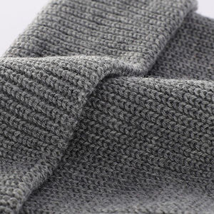 Gorro de Punto Unisex Five B de Color Sólido, 100% Acrílico, Gorro Cálido Informal de Invierno para Adultos, Circunferencia de Cabeza de 56-58 cm - Product Image 4