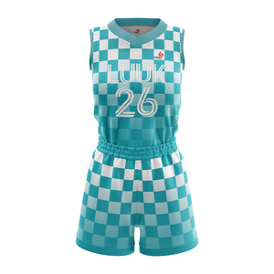Ensemble de maillots de basket-ball personnalisés pour femmes, sublimés, haute performance, anti-transpiration, vêtements de sport - Product Image 1