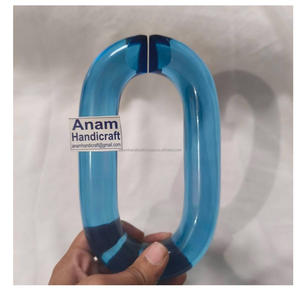 Adornos de Pared de Cadena Acrílica Modernos Personalizados, Hechos a Mano, Decoración Colgante de Resina Moderna para el Hogar, Listos para el Festival Diwali - Product Image 1