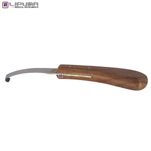 Cuchillo de Herrador LIPUMA EDGELINE de 21.5 cm, Hoja Ancha de Doble Filo de Acero Inoxidable con Empuñadura de Madera Fina, Profesional y Multiusos - Product Image 4