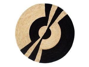 Gray <b>Round</b> Fabric Table <b>Mats</b> With Daisy Decor Handmade Nordic Style 400mm Diameter Placemats Set - Product Image 2
