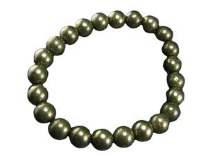 Pulsera de Piedras Preciosas de Pirita Natural para Hombre y Mujer, Hecha a Mano, Cuentas de Cristal Curativas, Riqueza, Confianza, Protección, Feng Shui, Reiki - Product Image 4
