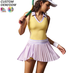 Conjunto de Ropa Deportiva de Tenis Premium Transpirable con Estampado Sólido 100% Poliéster, Personalizado para Equipos, con Pantalones Cortos, Soporte OEM ODM para Suministro al por Mayor - Product Image 4