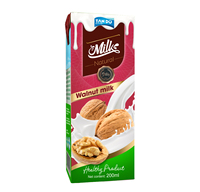 Vietnam Gesteriliseerde Notenmelk Proteïne Noten Smaak Mix Haver Sinaasappel Appel Slank 250ml Aluminium Blik HACCP Gecertificeerd Monster Gratis Privé