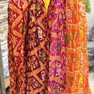 Dupatta long fait main pour invités de mariage, écharpe de bienvenue pour cérémonie nuptiale, réception, tenue ethnique festive - Product Image 3