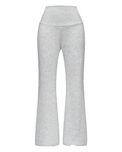 Leggings évasés sans couture taille haute pour femme, effet push-up fessier, couleur unie, respirants, pour yoga, fitness, gym et entraînement - Product Image 2