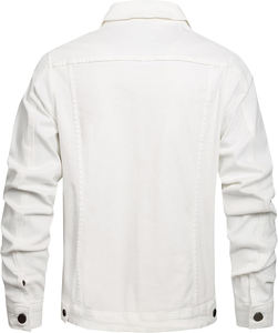เสื้อแจ็คเก็ตยีนส์ผู้ชายแฟชั่นใหม่ขายส่ง เสื้อแจ็คเก็ตยีนส์ไซส์ใหญ่สำหรับผู้ชาย / เสื้อแจ็คเก็ตยีนส์ผู้ชายราคาขายส่ง - Product Image 3