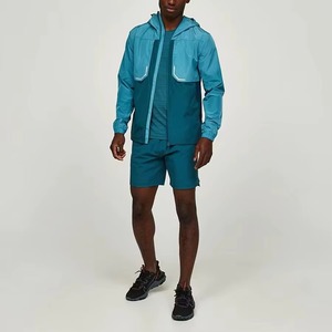 Adjustable Price Men Windbreaker Short Set Premium Quality Breathable Lightweight Windbreaker Short Set with Fully Customized - Product Image 3