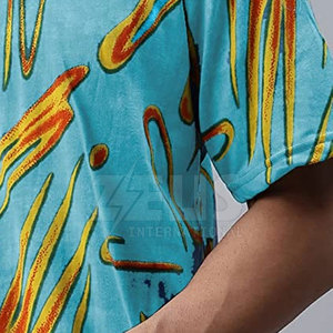 Camiseta cómoda de gran tamaño para hombre, diseñada para un estilo de vida activo y para el uso diario relajado. Camiseta de gran tamaño. - Product Image 4