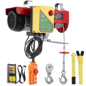 Polipasto Eléctrico de 120V, 2200 Libras, Cabrestante con Control Remoto Inalámbrico de 328 Pies, Elevación por Cable Único de 40 Pies, Altura de Elevación de 6m, Estándar de 3m - Product Image 1