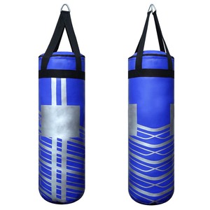 กระสอบทรายชกมวยคุณภาพสูง ขายดี ผลิตด้วยมือ สำหรับ MMA มวยไทย คิกบ็อกซิ่ง  วัสดุ PVC  รับทำโลโก้  หนังปรับระดับได้ - Product Image 3