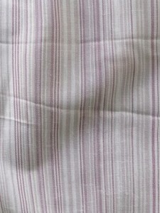 Camisa de vestir de lino/algodón a cuadros para hombre, transpirable, de doble botonadura, de manga larga, con cuello vuelto, tejida, ODM - Product Image 5
