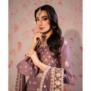 Precioso vestido de fiesta indio y pakistaní con diseño elegante de Dupatta Pent - Product Image 2