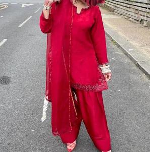 Robe longue brodée en polyester, style moyen-oriental, tenue ethnique d'été, robes de soirée et de mariage - Product Image 1