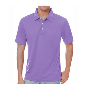 Polo pour homme, manches courtes, boutons sur le devant, logo imprimé par transfert thermique, tissu tricoté respirant, 100% coton, logo personnalisé - Product Image 2