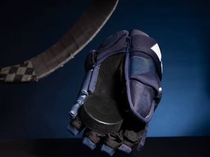 Guantes de Hockey sobre Hielo Junior, Diseño Elástico, Protección Completa para los Dedos, Cierre sin Cordones, Opciones Personalizables - Product Image 4
