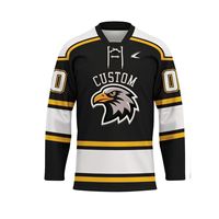 Jerseys de hockey sobre hielo unisex equipo precio barato personalizado