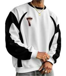 Sudadera de Algodón para Hombre, Cómoda, con Estampado en el Hombro y Cuello, Manga Larga, Estilo Casual, Servicio OEM, Precio al por Mayor, de Bangladesh - Product Image 3