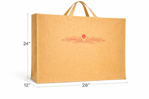 <b>Extra</b> <b>Large</b> Natural Jute Tote Bag Red <b>Print</b> Eco Friendly Reusable Wedding Shopping Grocery Bag Heavy Duty Wholesale AMANI - Product Image 3