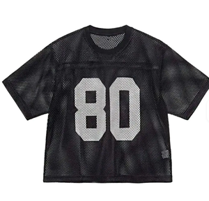 24 25 Summer Adult Carolina American Football Jersey Rugby Jersey Sportswear Training Jersey Panthers Cool Breathable t <b>shirt</b> - Product Image 2
