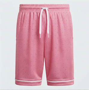 Pantalones Cortos Casuales para Hombre, 100% Poliéster, Cintura Media, Cierre con Cordón Transpirable en la Parte Delantera, Ligeros, Nueva Llegada, Gran Venta - Product Image 4