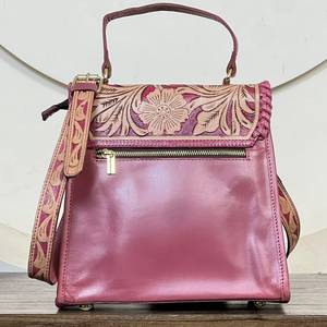 Sacs messagers pour femmes en cuir de vachette véritable, faits à la main, de qualité supérieure, en cuir fourrure, vintage, élégants, sacs à bandoulière, sacs de voyage - Product Image 5