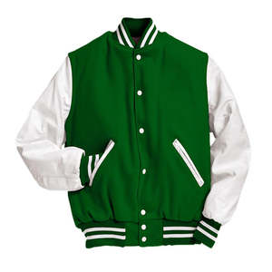 Chaqueta Varsity de Alta Calidad en Oferta, Chaqueta de Béisbol con Parches de Logotipo Personalizados, Chaqueta Varsity de Forro Polar - Product Image 6
