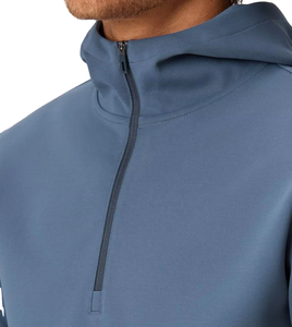 Sudadera de golf de secado rápido para hombre, de poliéster suave y spandex, ligera, para gimnasio y deportes, con cremallera de 1/4, sudadera con capucha de golf para hombre, con cremallera de 1/2, media cremallera - Product Image 6