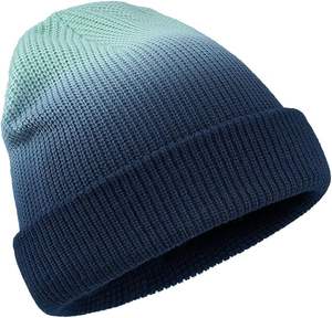 Nouveau bonnet tricoté tie-dye automne-hiver, logo personnalisé, unisexe, chaud, en laine colorée - Product Image 4