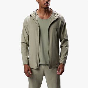 Custom Logo Printed Training Wear Jogging Suit Sweatpants and Hoodie Set <b>Joggers</b> Set Woven <b>Nylon</b> Windbreaker Tracksuit for Men - Product Image 2