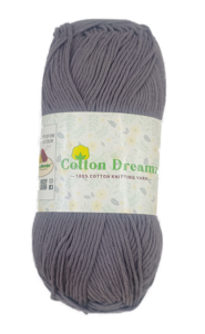 ไหมถักนิตติ้ง 100% คอตตอน ย้อมสีแบบ Boucle เส้นใหญ่ สำหรับถักโครเชต์ ถักมือ และเย็บผ้า - Product Image 1