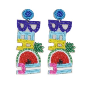 Pendientes de botón de cristal hechos a mano para mujer, diseño de fresa color rojo, clásicos para bodas, fiestas y celebraciones - Product Image 6