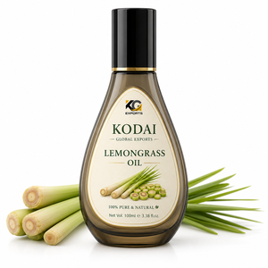 Huile Essentielle de Citronnelle du Tamil Nadu 100% Pure et Naturelle de Qualité Supérieure, Distillée à la Vapeur, pour Aromathérapie et Soin du Visage, par Kodai Global Export - Product Image 1