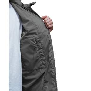 Parka de Plumón Larga con Capucha para Hombre, Color Gris Ceniza, Estilo Moderno, Aislamiento Térmico, Chaqueta de Invierno Resistente al Viento, OEM, ODM, Venta al Por Mayor - Product Image 3