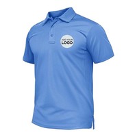 Camisa Táctica de Manga Corta para Hombre, Color Azul Rey, Antiarrugas, de Secado Rápido, Tejido Piqué, 100% Algodón, Alta Calidad