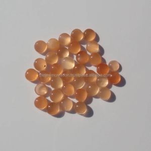 Piedra de Luna de Durmiente Natural de 4mm, Cabujón Redondo Liso, Último Diseño para Joyería, Ofertas en Tendencia en Línea Alibaba - Product Image 2